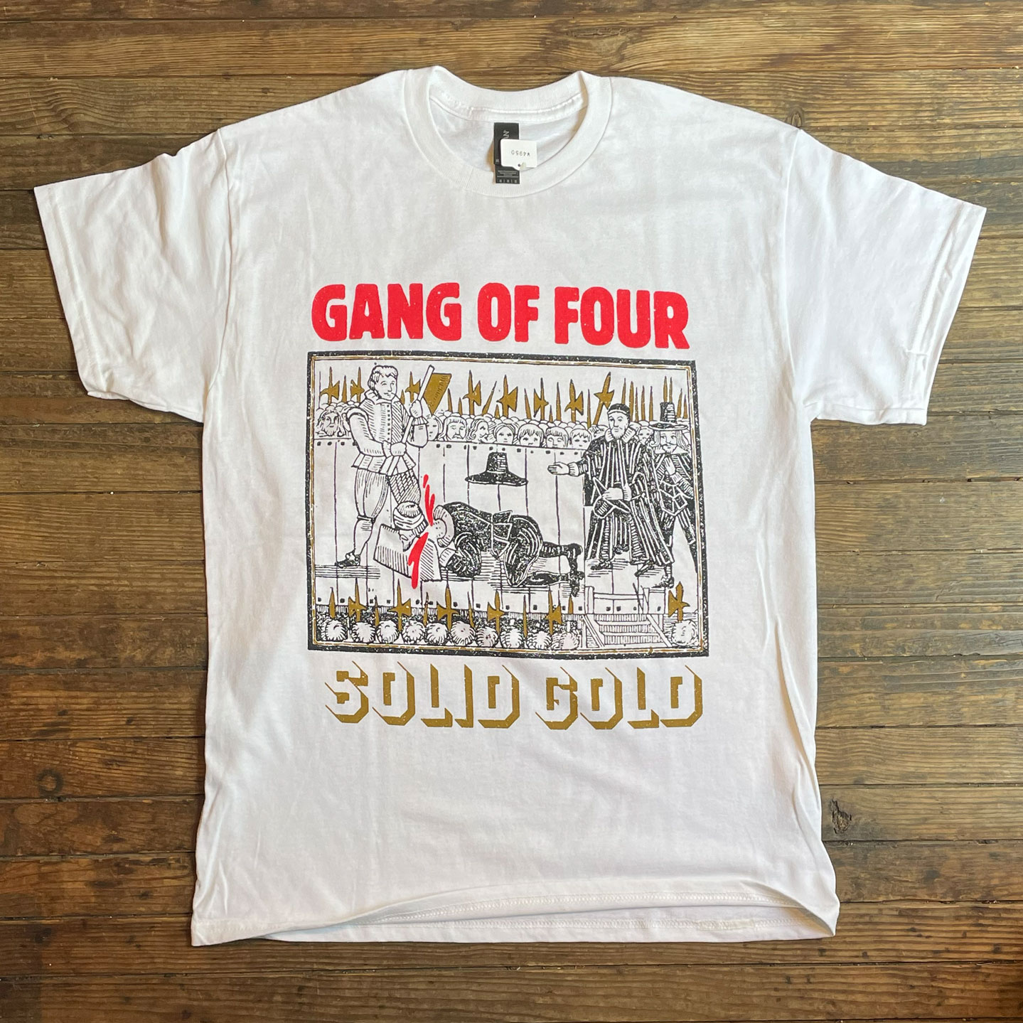 GANG OF FOUR Tシャツ SOLID GOLD オフィシャル！