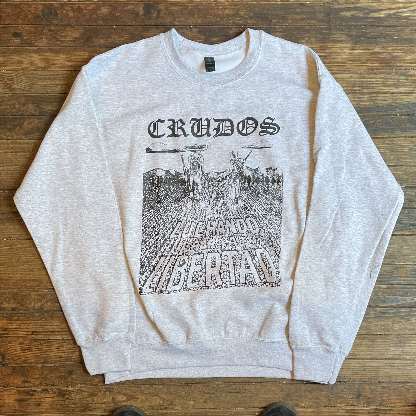 LOS CRUDOS スウェット Luchando por la libertad