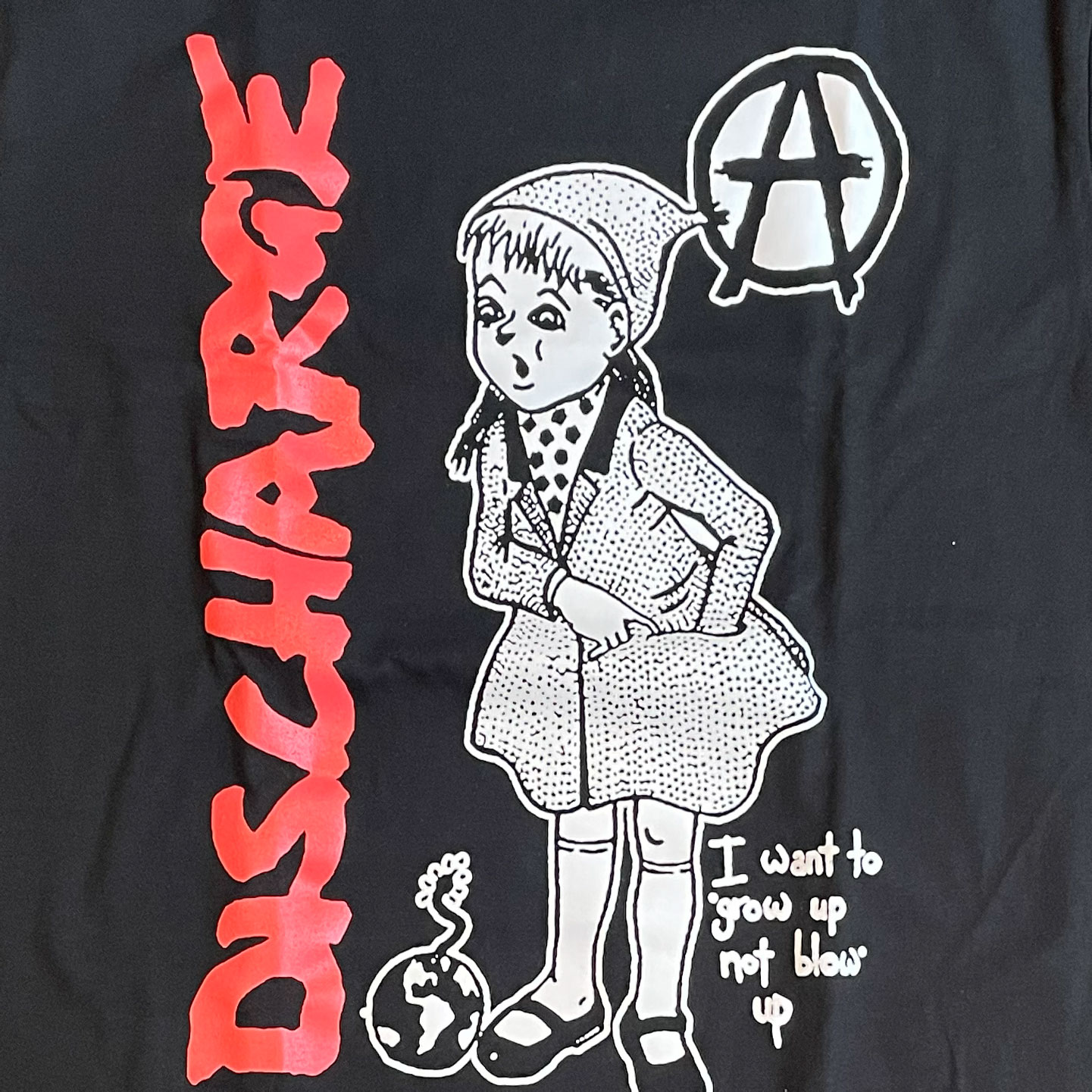 DISCHARGE Tシャツ I WANT TO GROW UP 2