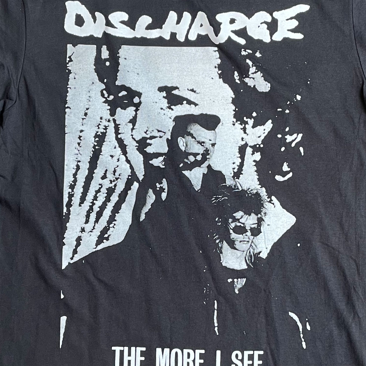 DISCHARGE Tシャツ MORE I SEE オフィシャル！