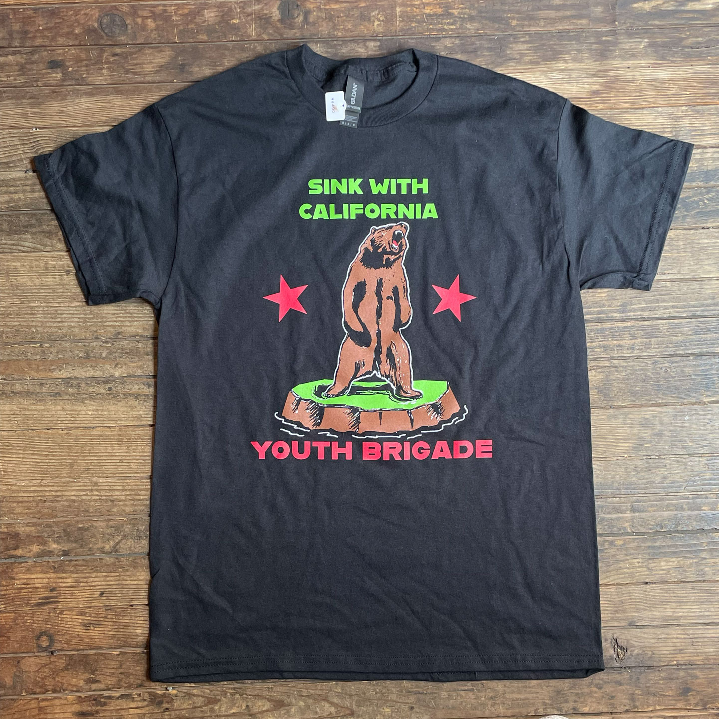 YOUTH BRIGADE Tシャツ Sink With California オフィシャル！