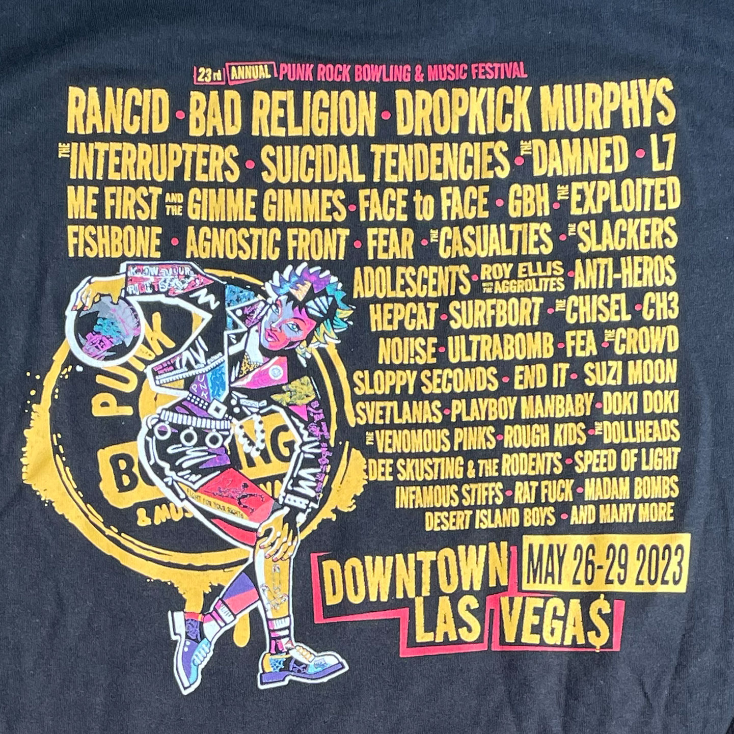 PUNK ROCK BOWLING Tシャツ 2023