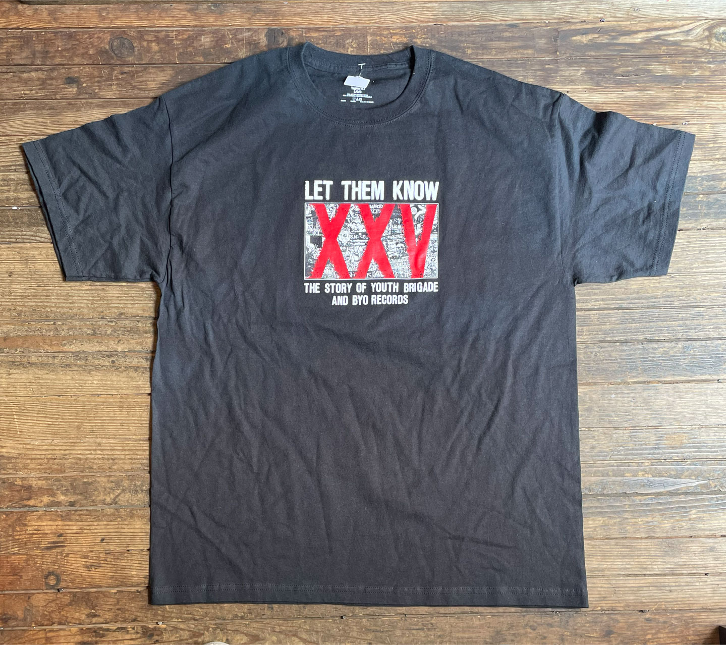 BYO RECORDS Tシャツ LET THEM KNOW オフィシャル！