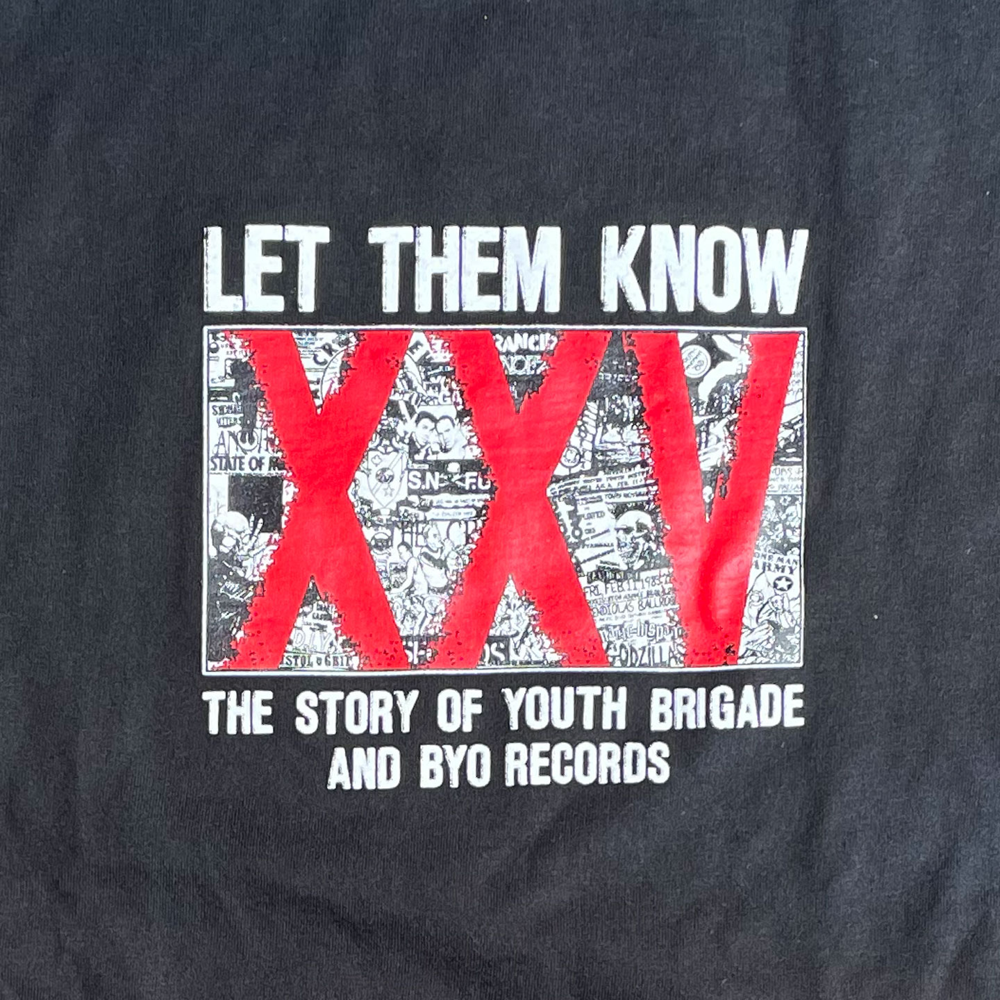 BYO RECORDS Tシャツ LET THEM KNOW オフィシャル！