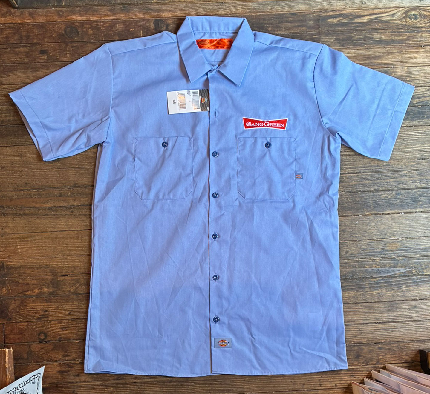 GANG GREEN ワークシャツ BUD Light Blue