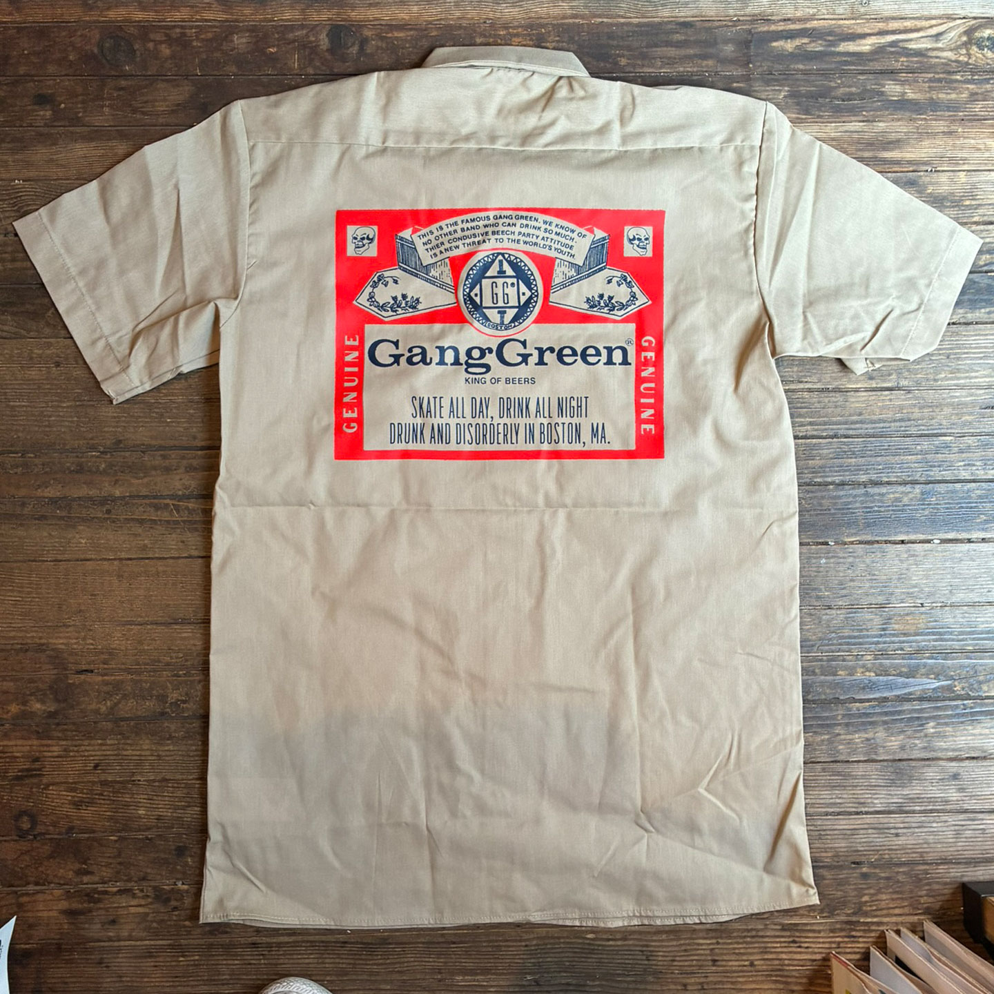 GANG GREEN ワークシャツ BUD Desert Sand