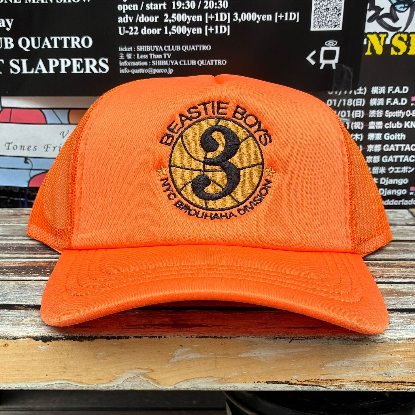 BEASTIE BOYS メッシュCAP Brouhaha