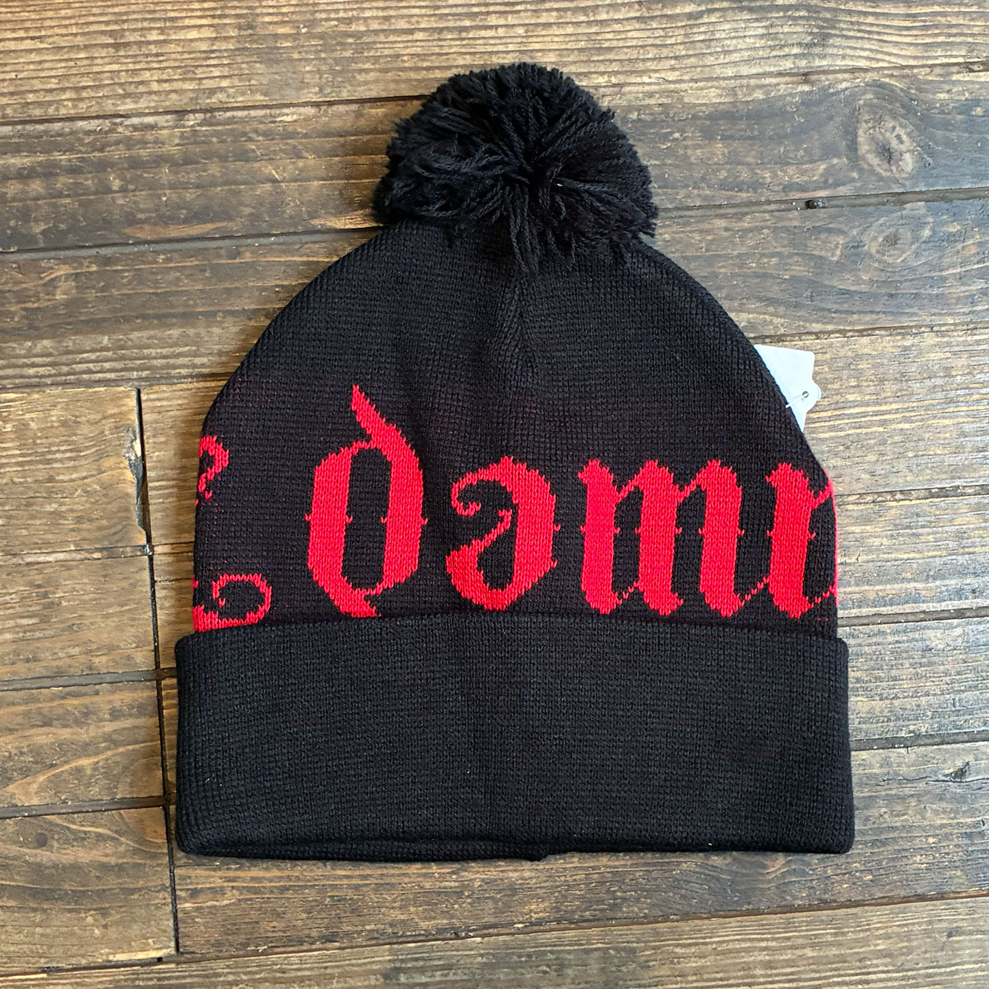 THE DAMNED ボンボンニット帽 LOGO オフィシャル