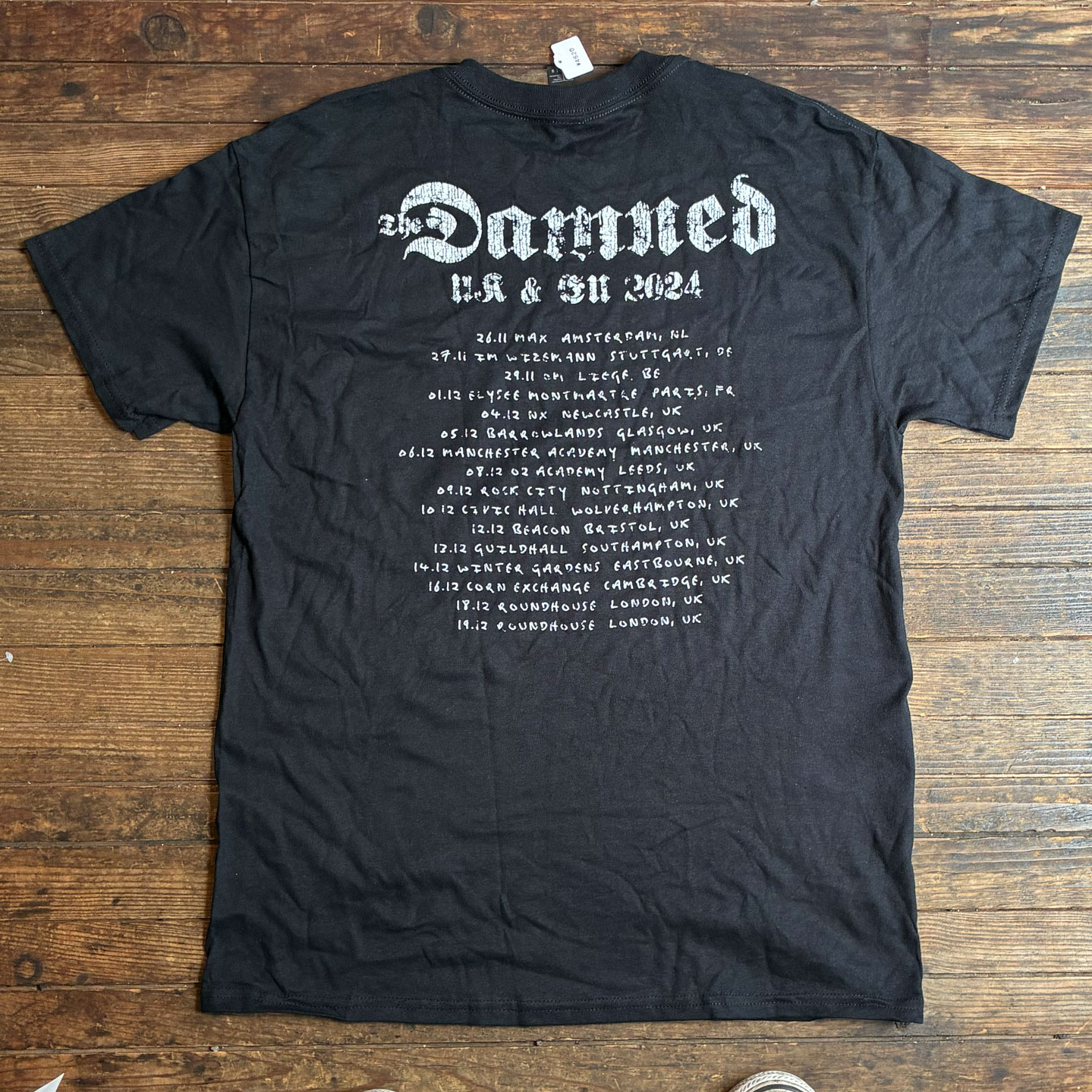 THE DAMNED Tシャツ UK ＆ EURO TOUR オフィシャル！