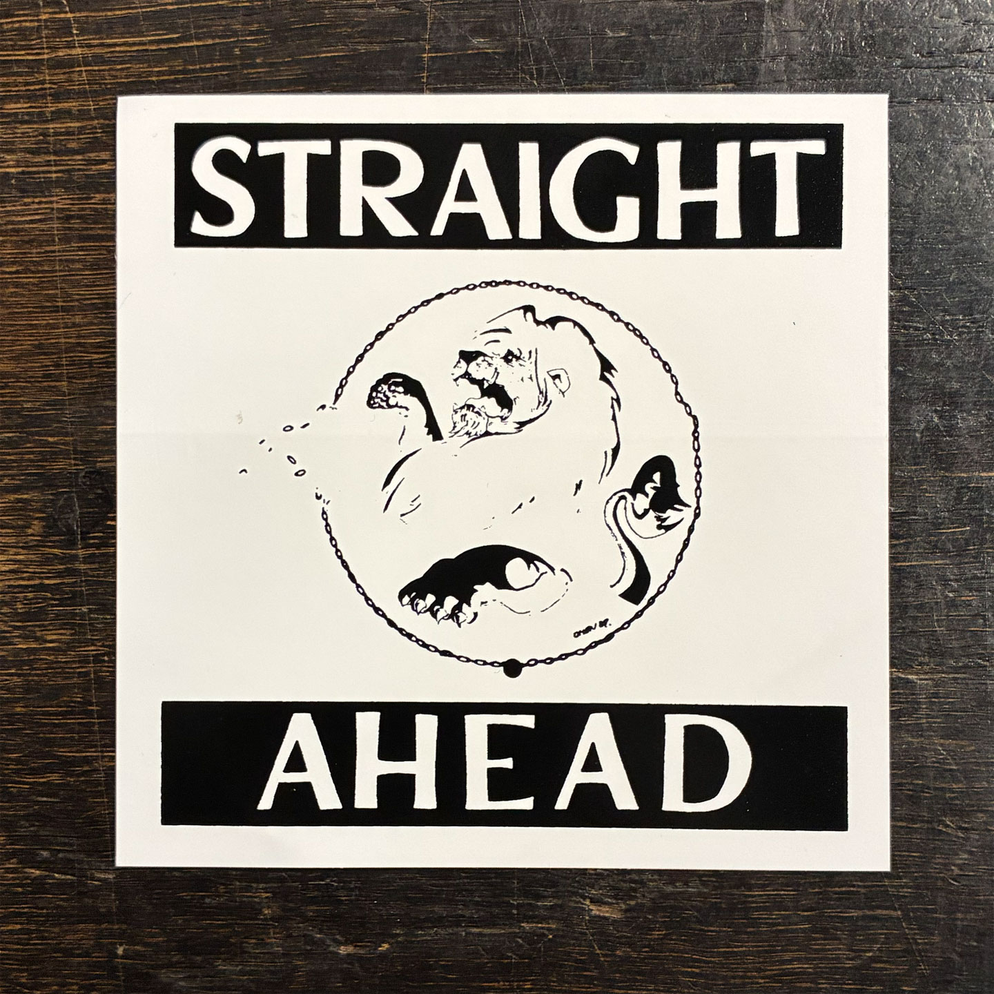 STRAIGHT AHEAD ステッカー