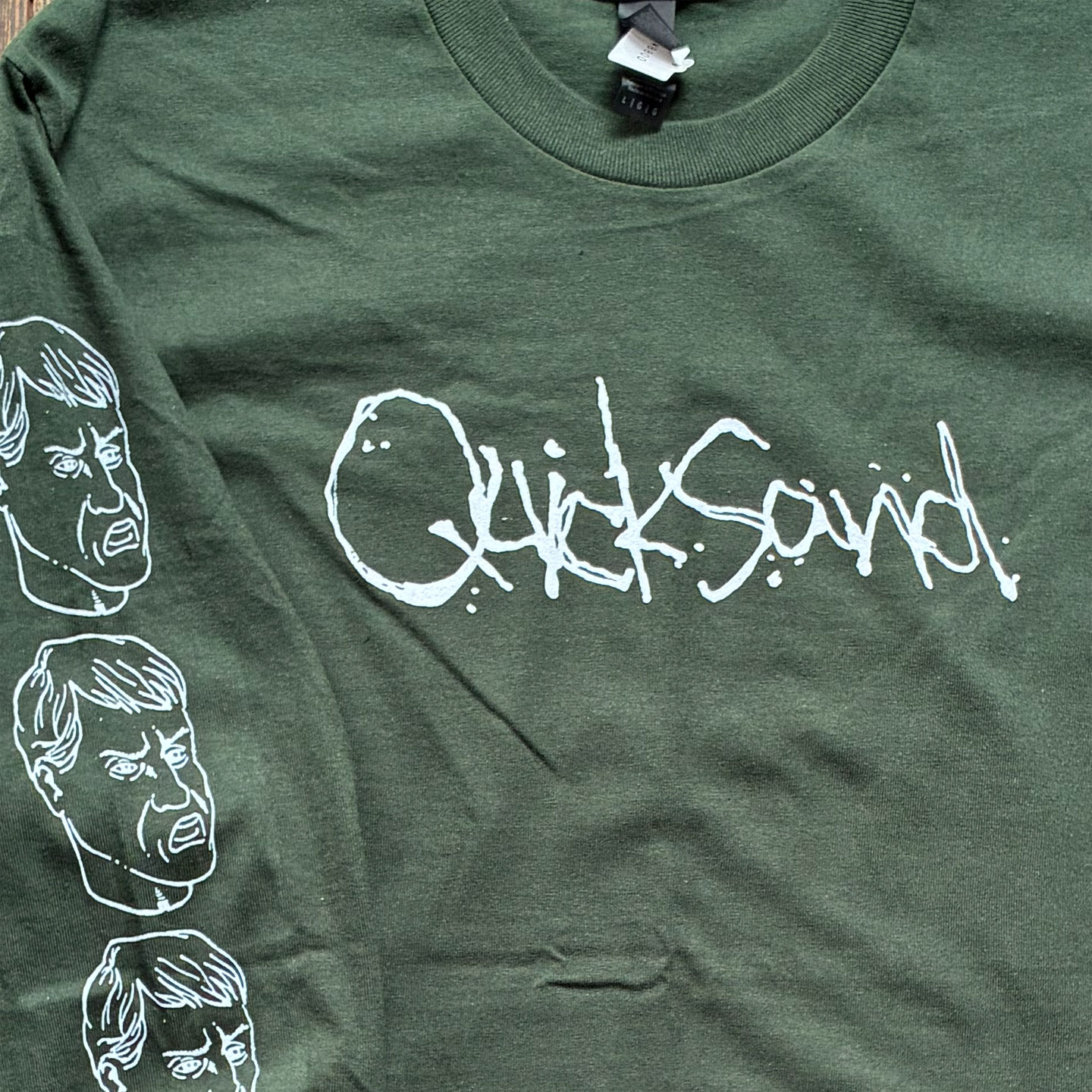 QUICKSAND ロングスリーブTシャツ LOGO