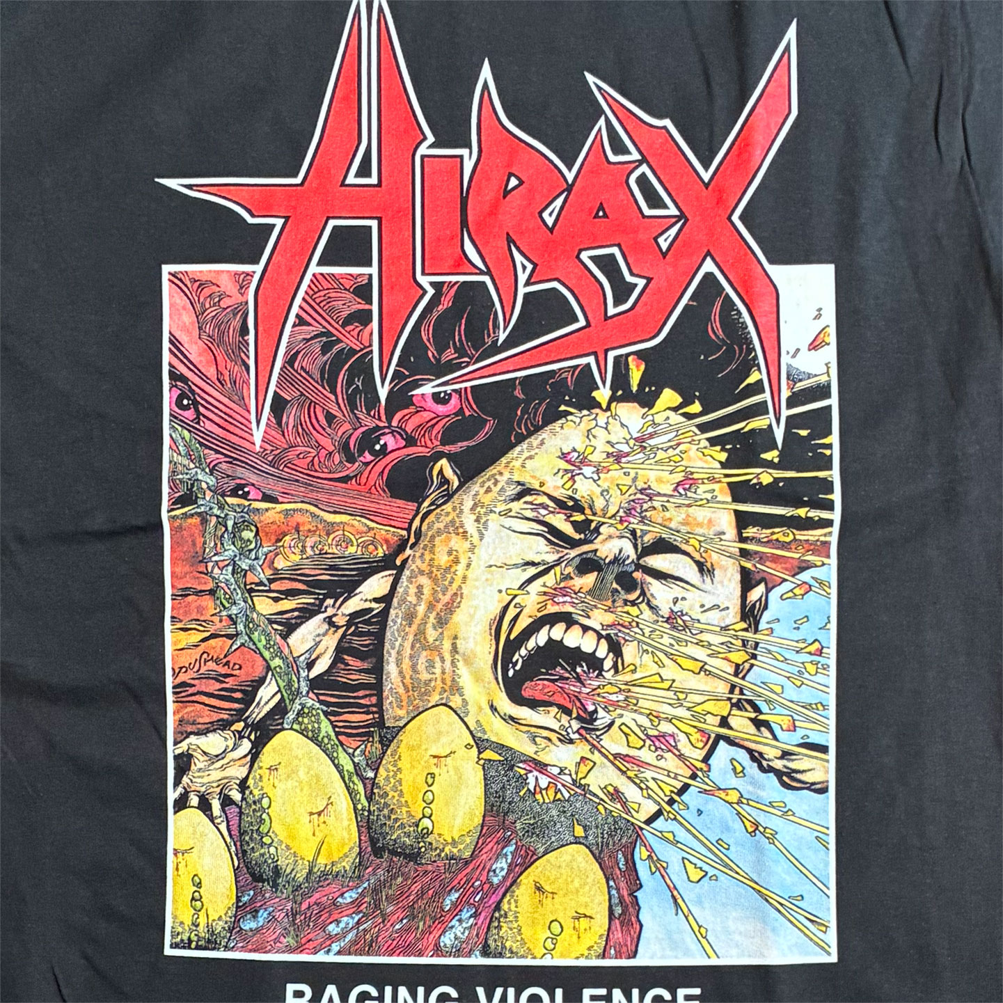 HIRAX Tシャツ RAGING VIOLENCE オフィシャル！