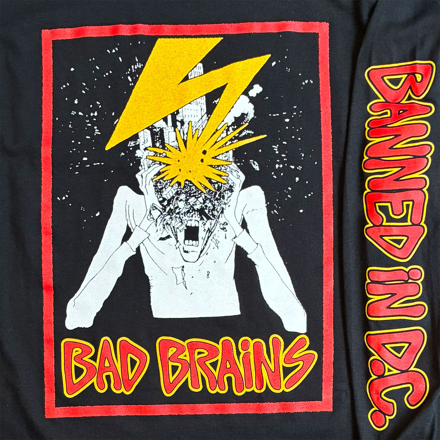 BAD BRAINS ロングスリーブTシャツ BANNED