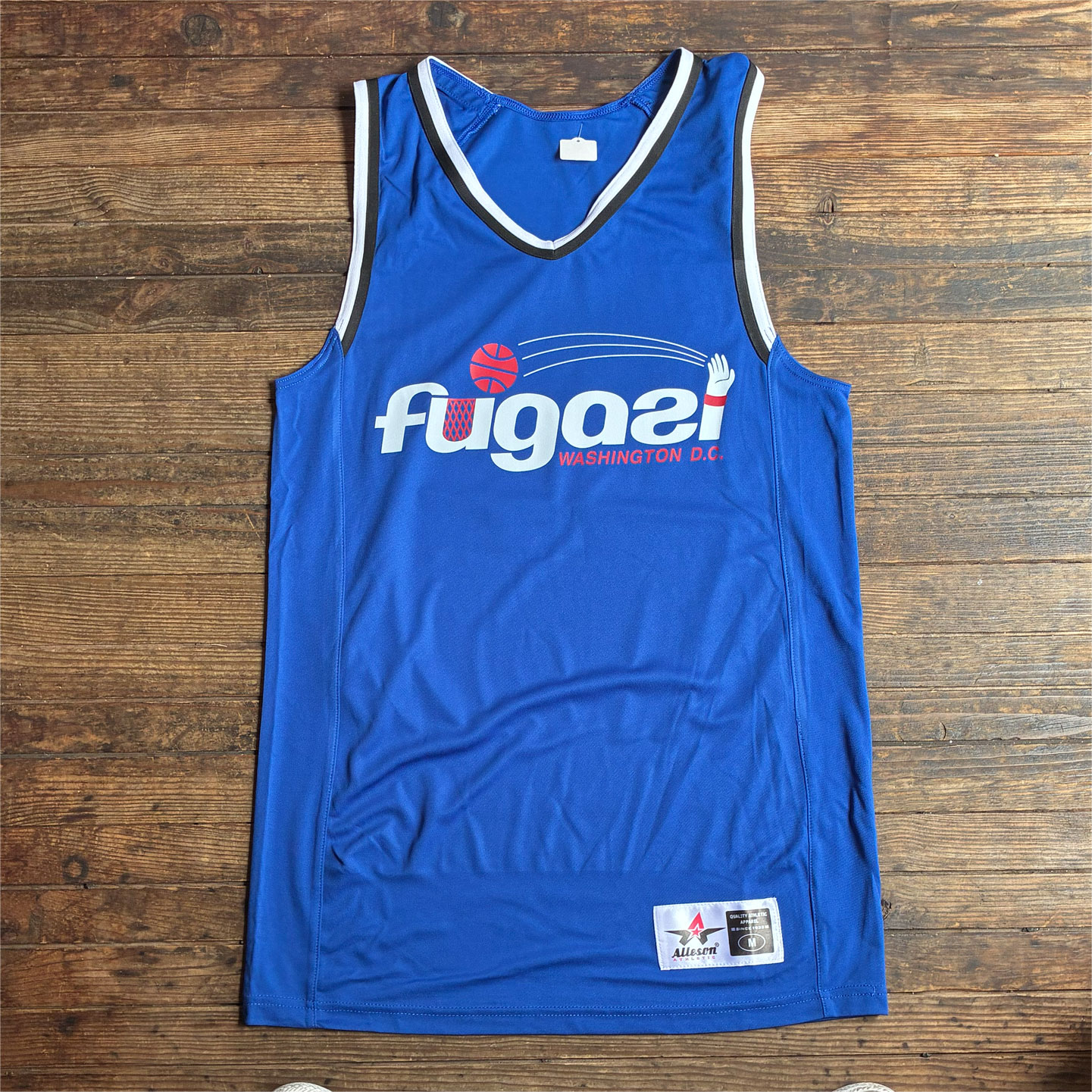 FUGAZI ノースリーブシャツ BASKET JERSEY
