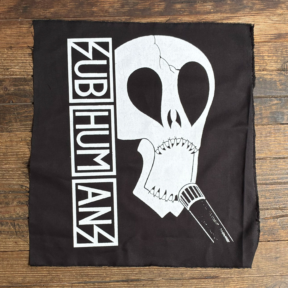 SUBHUMANS BACKPATCH SKULL