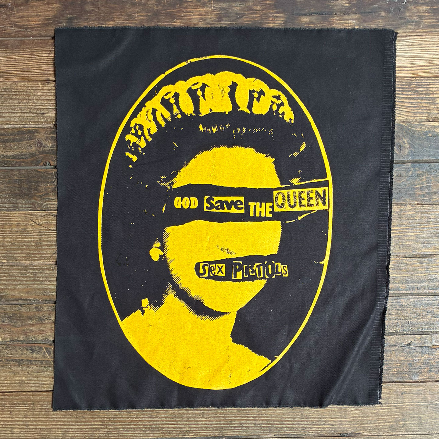 SEX PISTOLS BACKPATCH GOD SAVE THE QUEEN