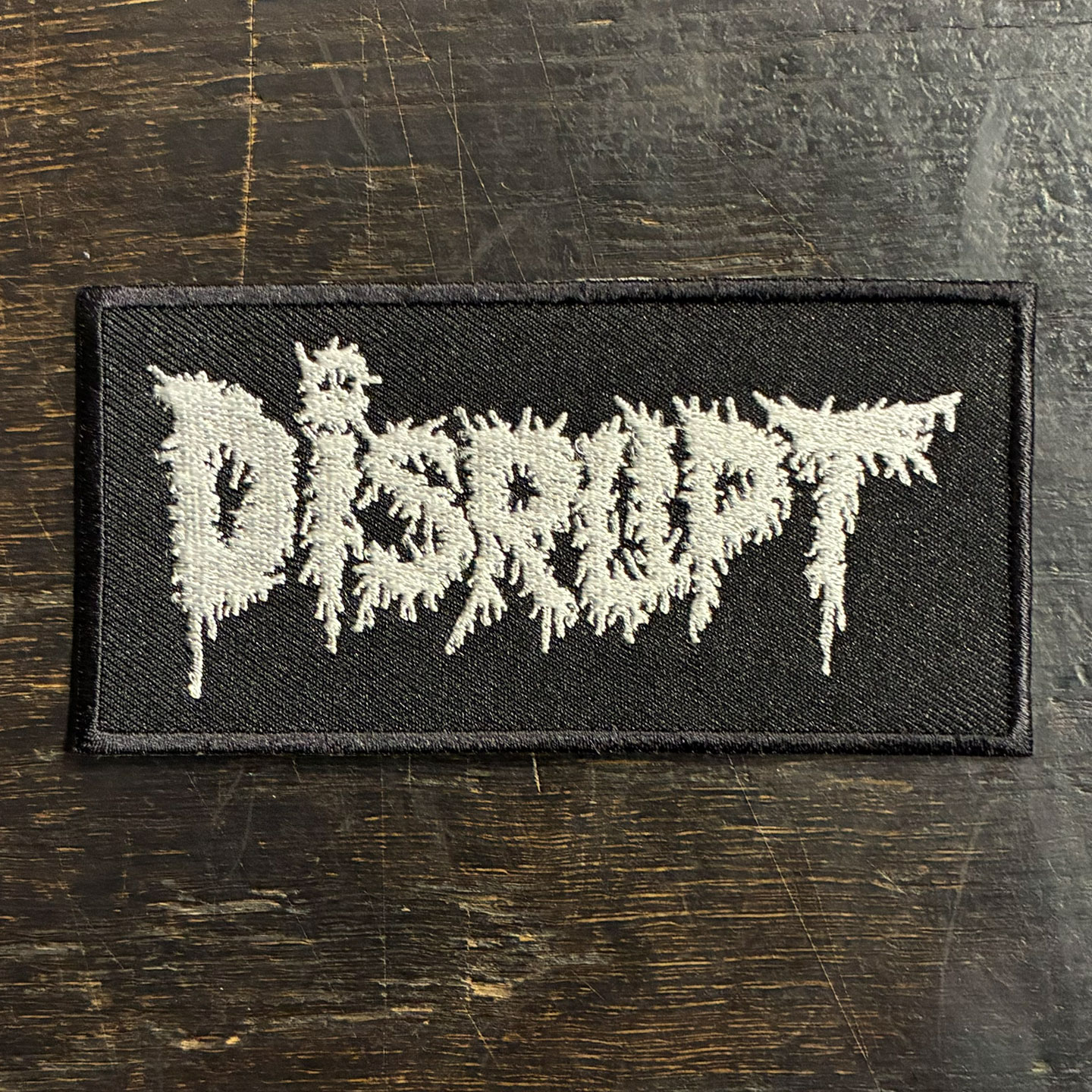 DISRUPT 刺繍ワッペン LOGO