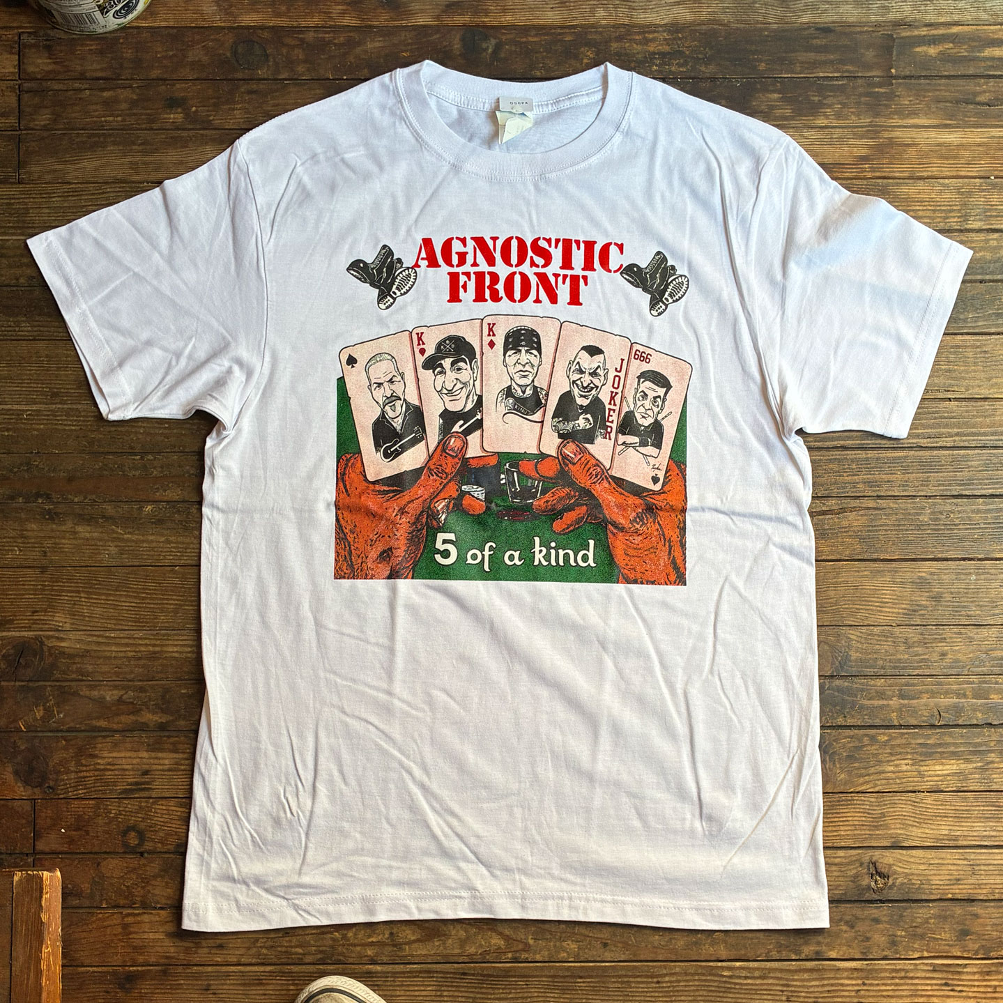 AGNOSTIC FRONT Tシャツ 5 of a kind