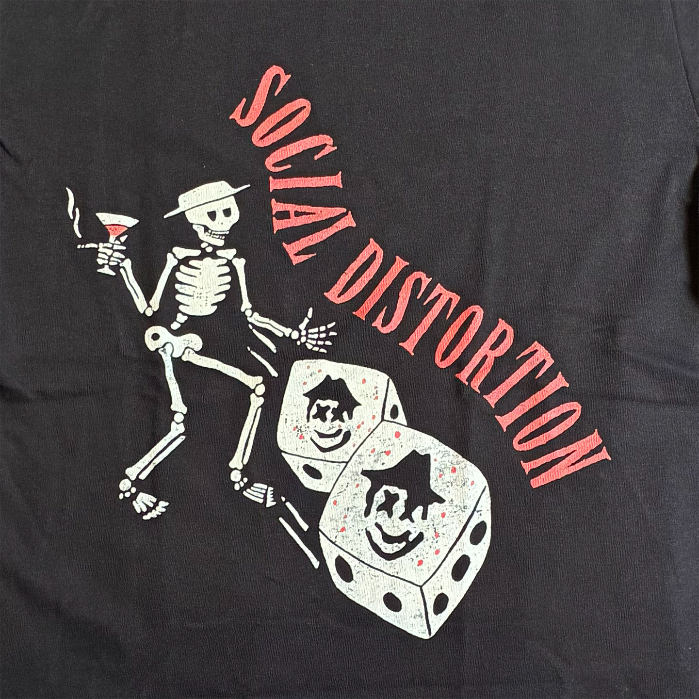 SOCIAL DISTORTION Tシャツ Skully Dice オフィシャル！