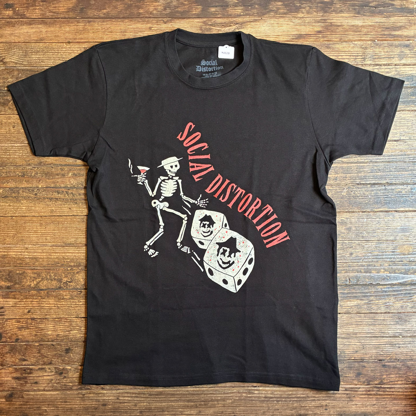 SOCIAL DISTORTION Tシャツ Skully Dice オフィシャル！