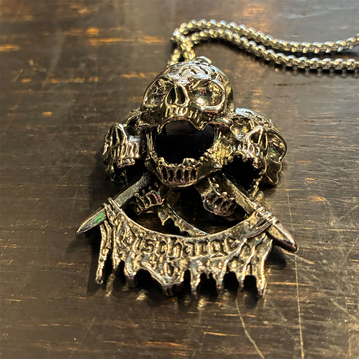 DISCHARGE ネックレス SKULL