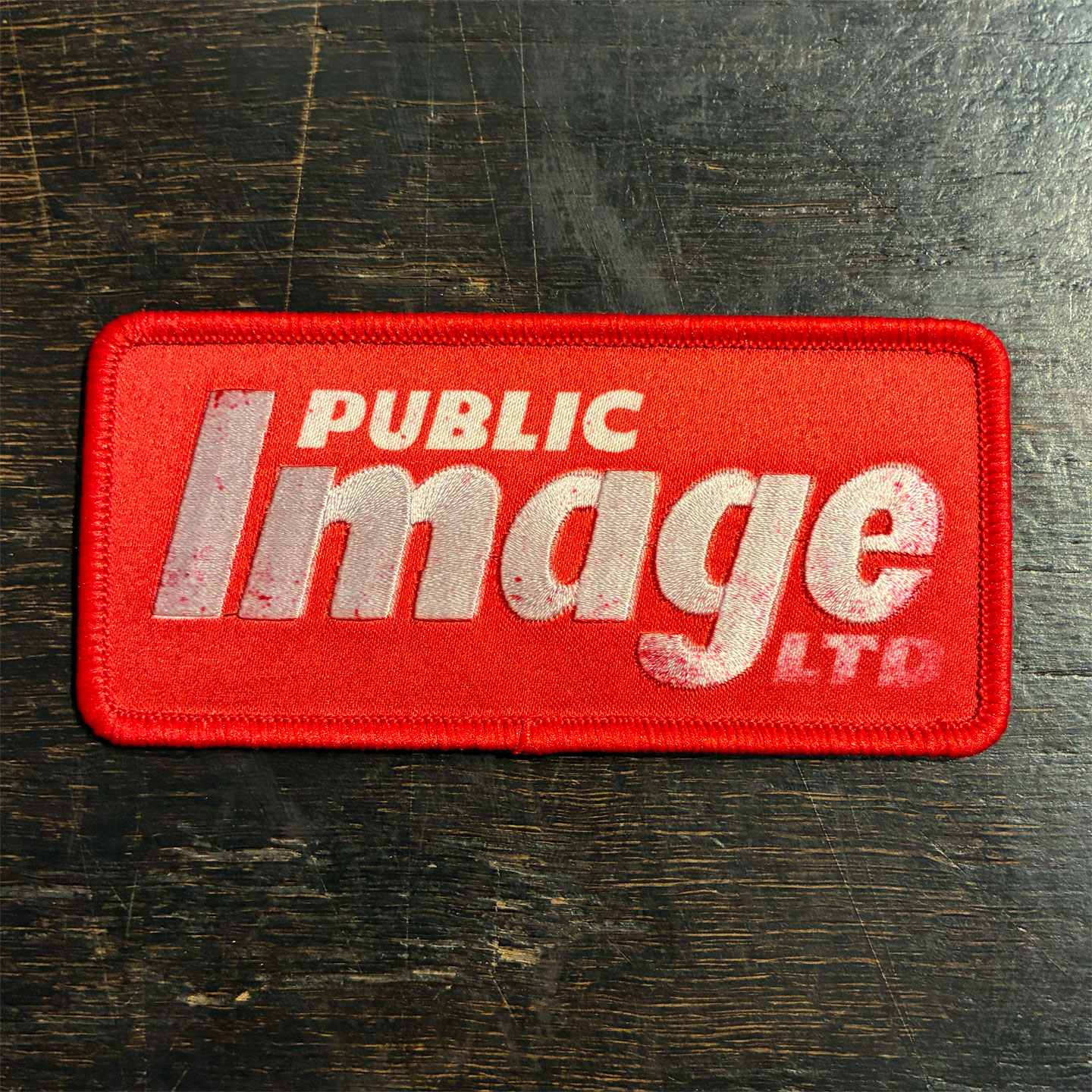 PIL 刺繍ワッペン NEWSPAPER LOGO オフィシャル！