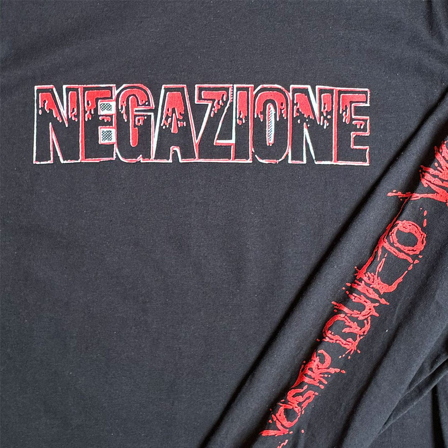 NEGAZIONE ロングスリーブTシャツ LOGO オフィシャル！