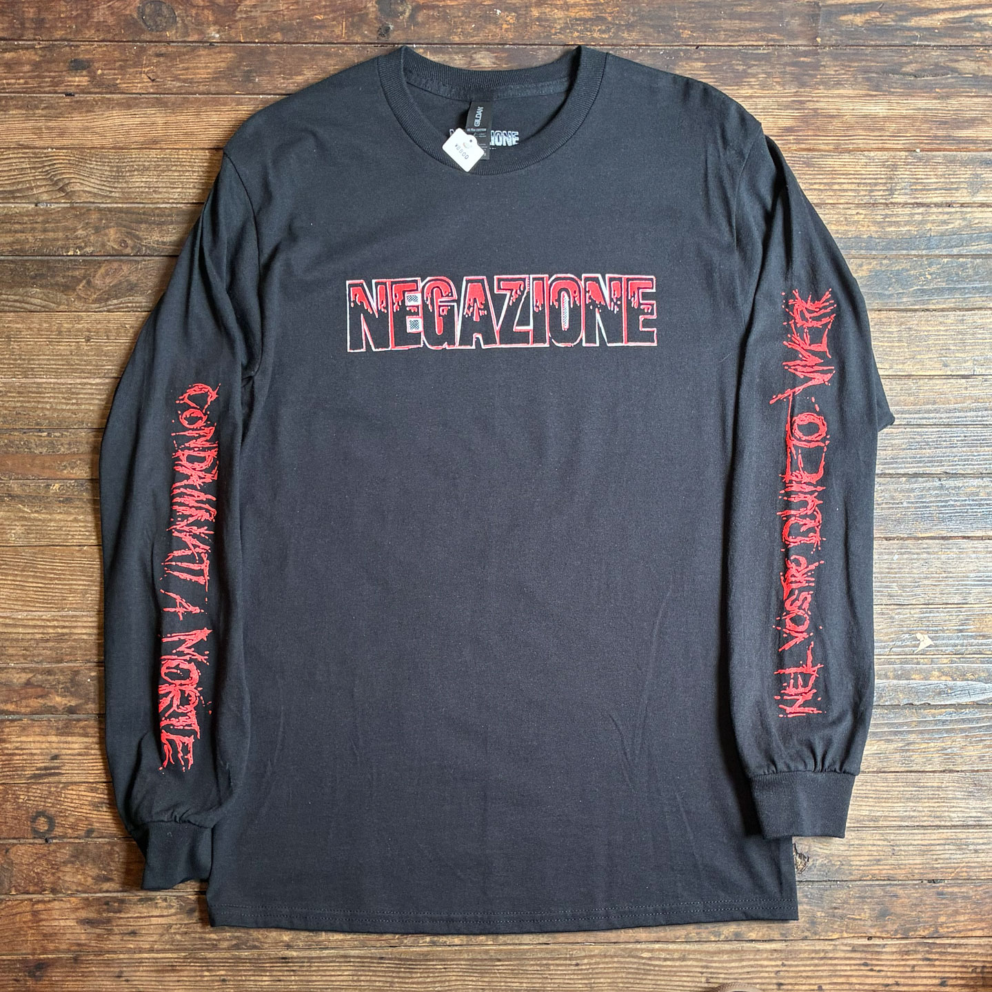 NEGAZIONE ロングスリーブTシャツ LOGO オフィシャル！