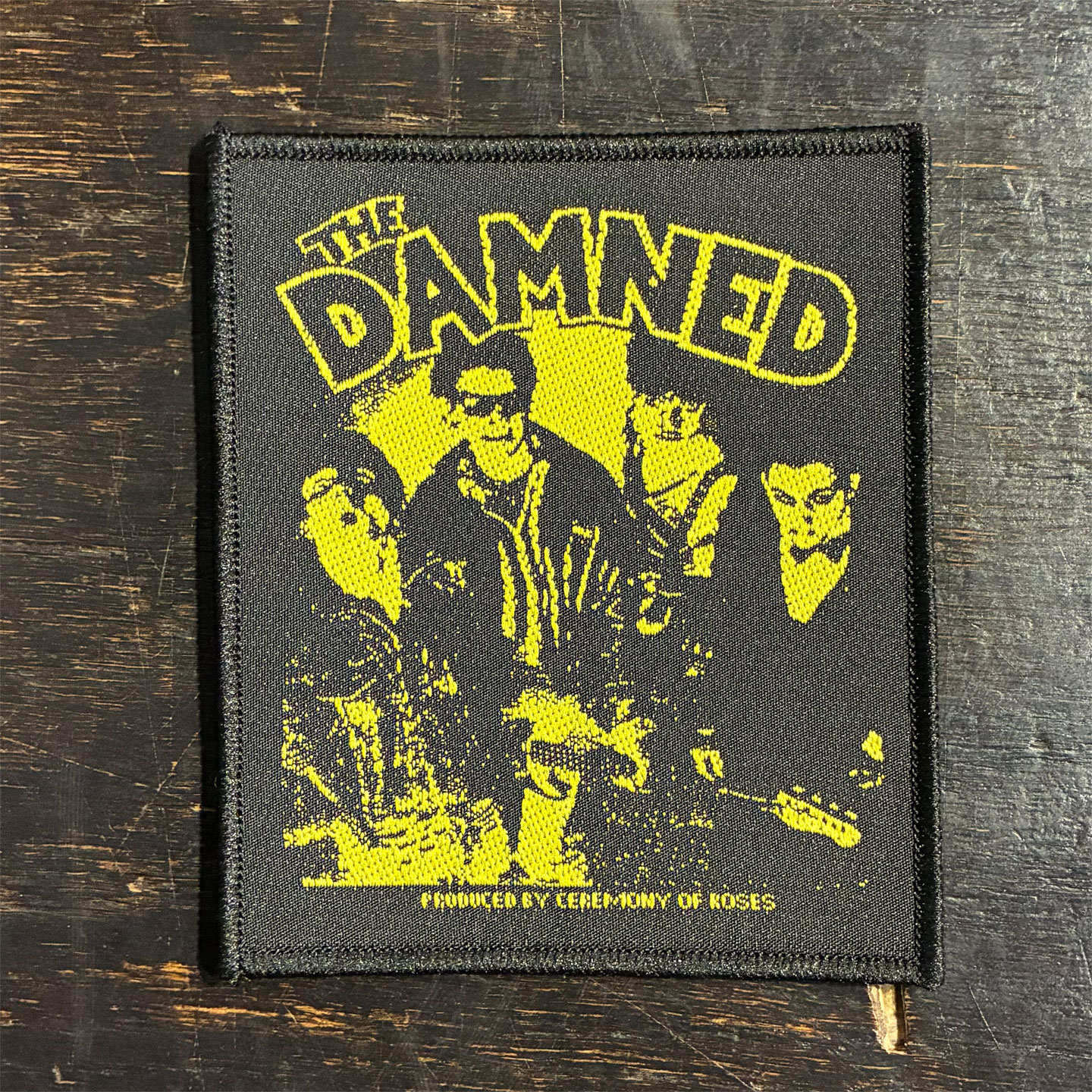 THE DAMNED 刺繍ワッペン NEW ROSE