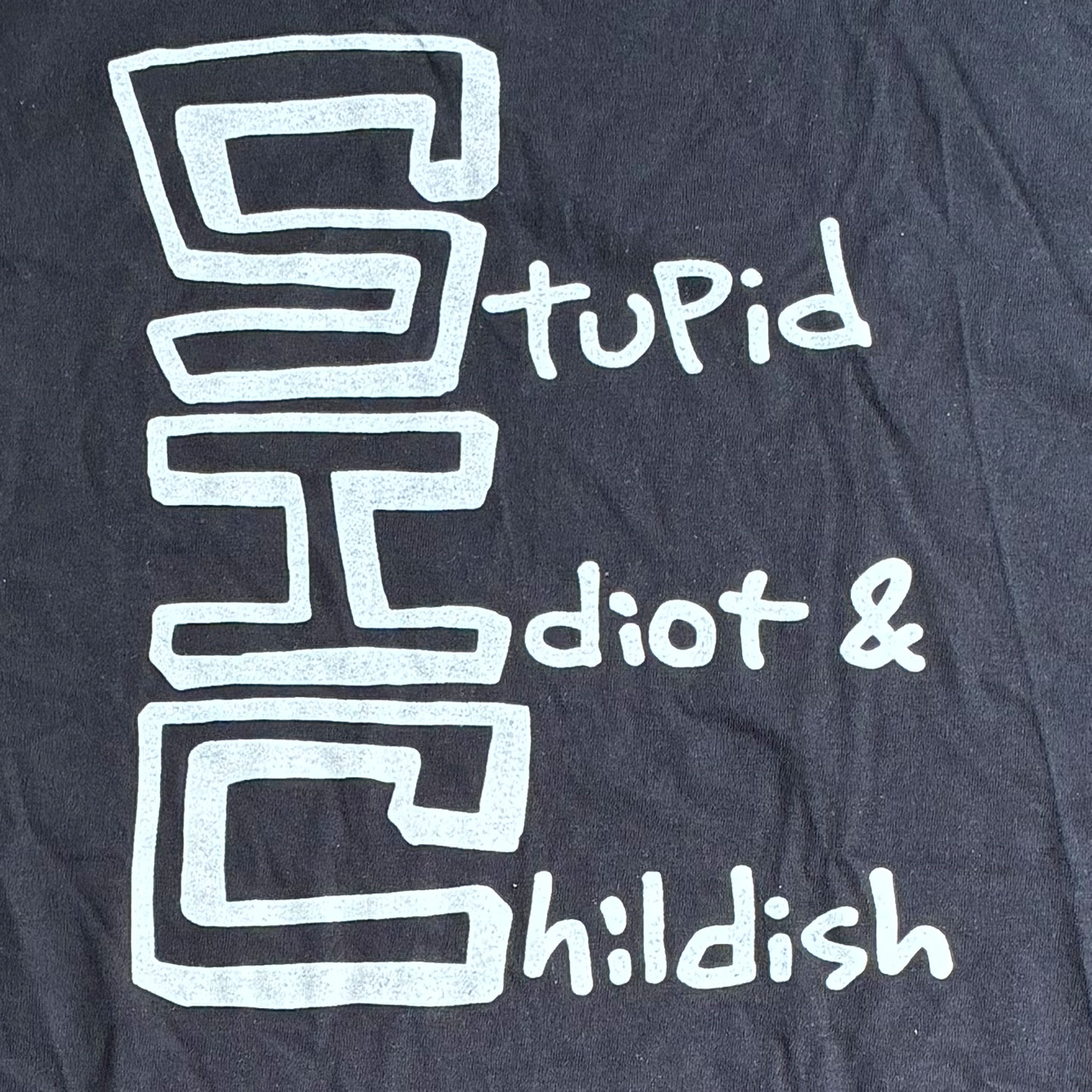 SiC Tシャツ STUPID