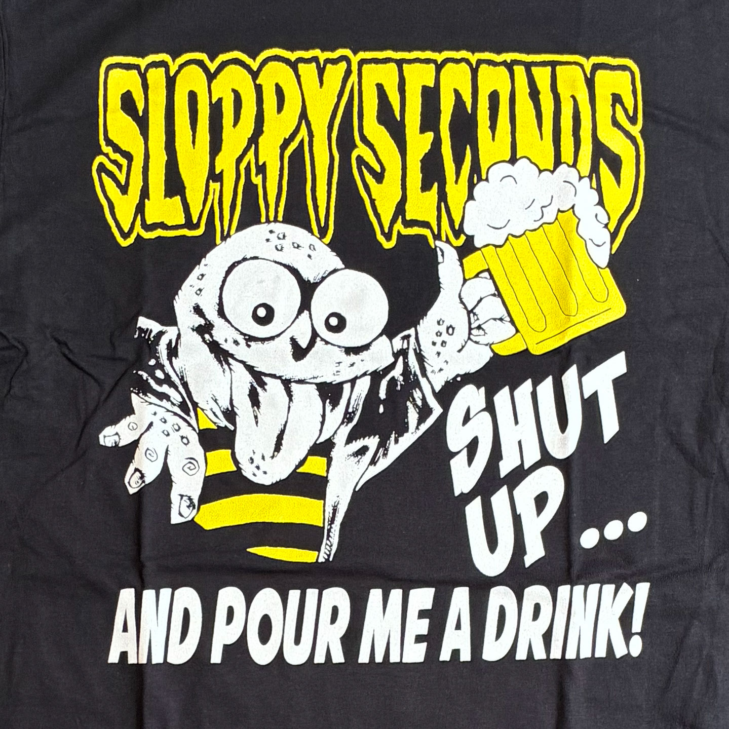 SLOPPY SECONDS Tシャツ SHUT UP... オフィシャル！