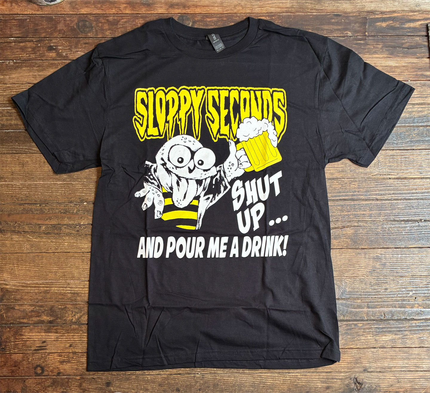 SLOPPY SECONDS Tシャツ SHUT UP... オフィシャル！