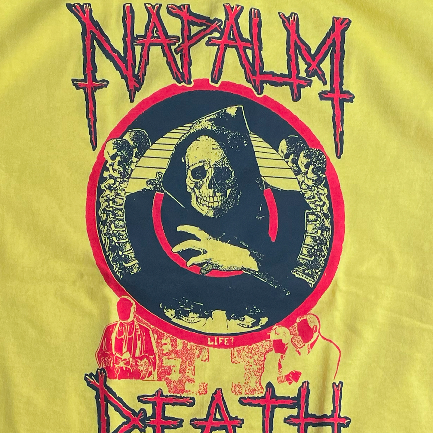 NAPALM DEATH Tシャツ LIFE?
