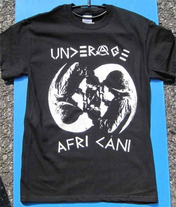 UNDERAGE Tシャツ AFRICANI