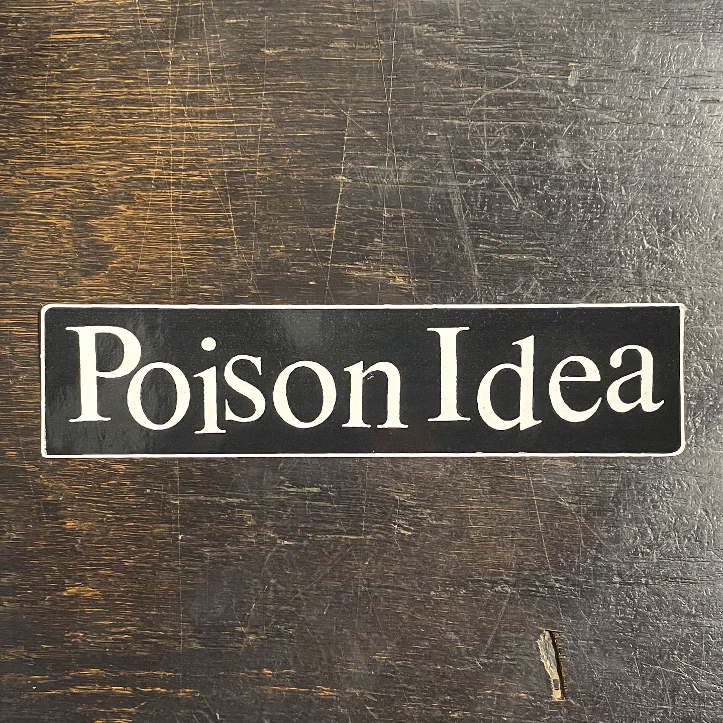 POISON IDEA ステッカー ロゴ