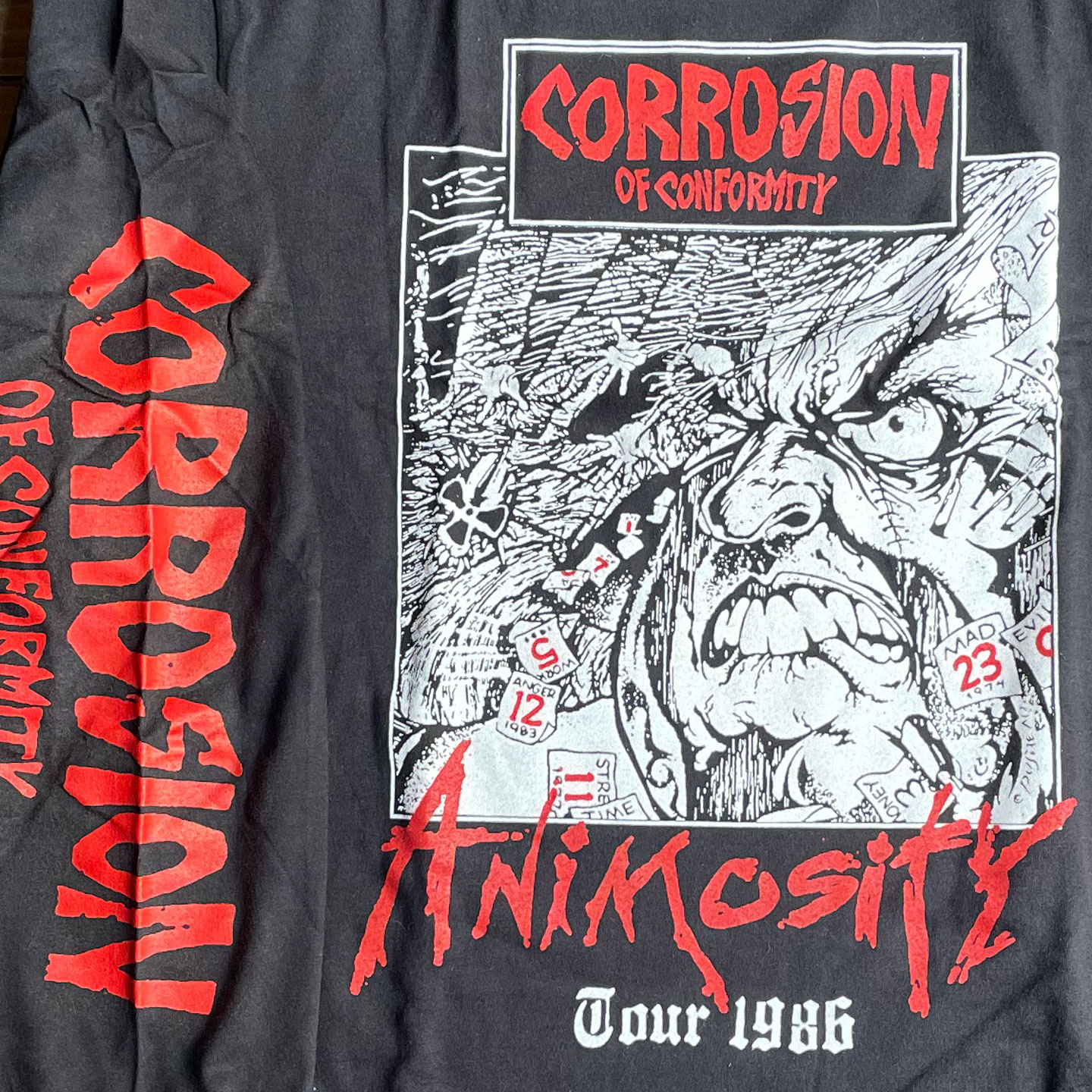 Corrosion of conformity ロングスリーブTシャツ Animosity Tour
