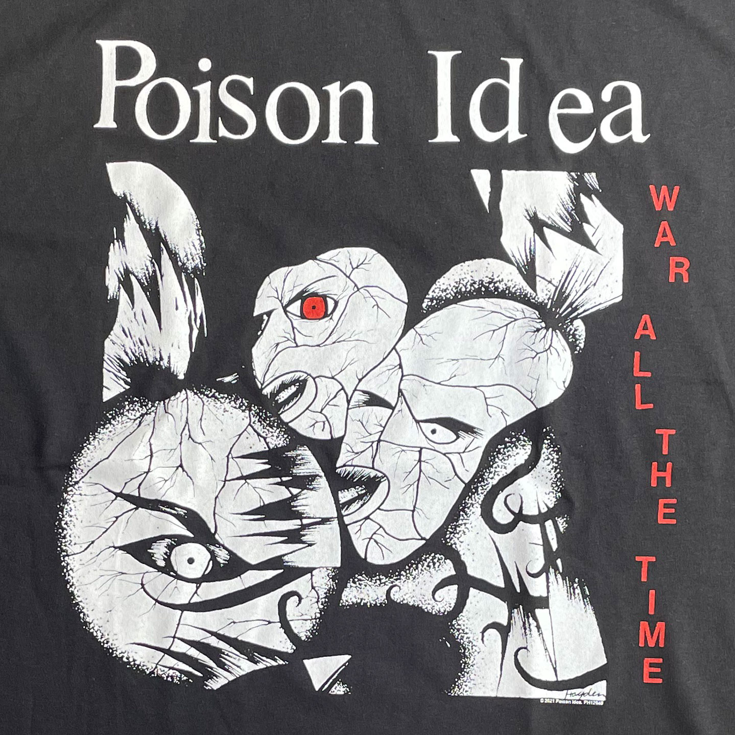 POISON IDEA Tシャツ WAR ALL THE TIME オフィシャル！