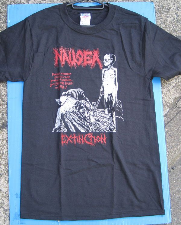 NAUSEA Tシャツ EXTINCTION