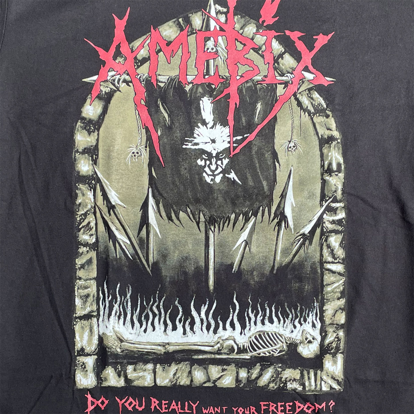 AMEBIX Tシャツ DO YOU REALLY WANT YOUR FREEDOM?2
