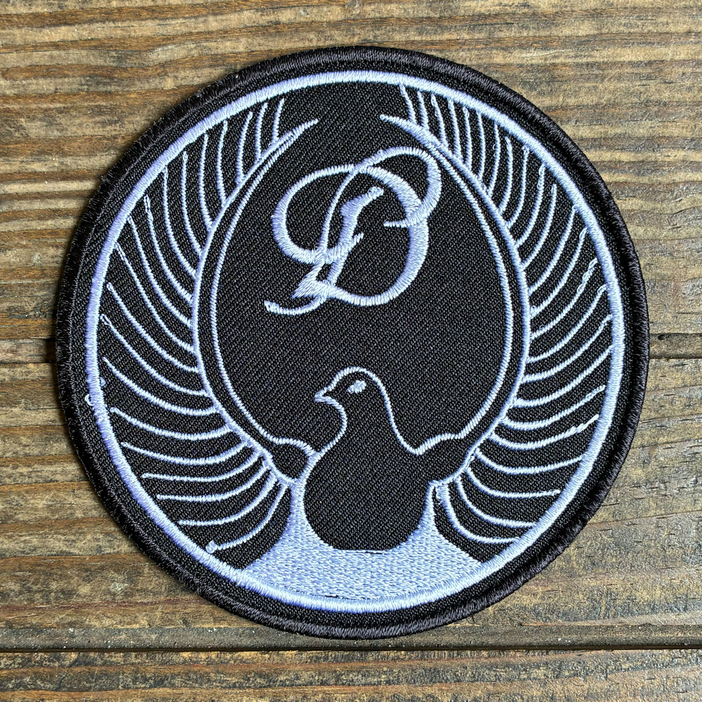 DISCHARGE 刺繍ワッペン GRAVE