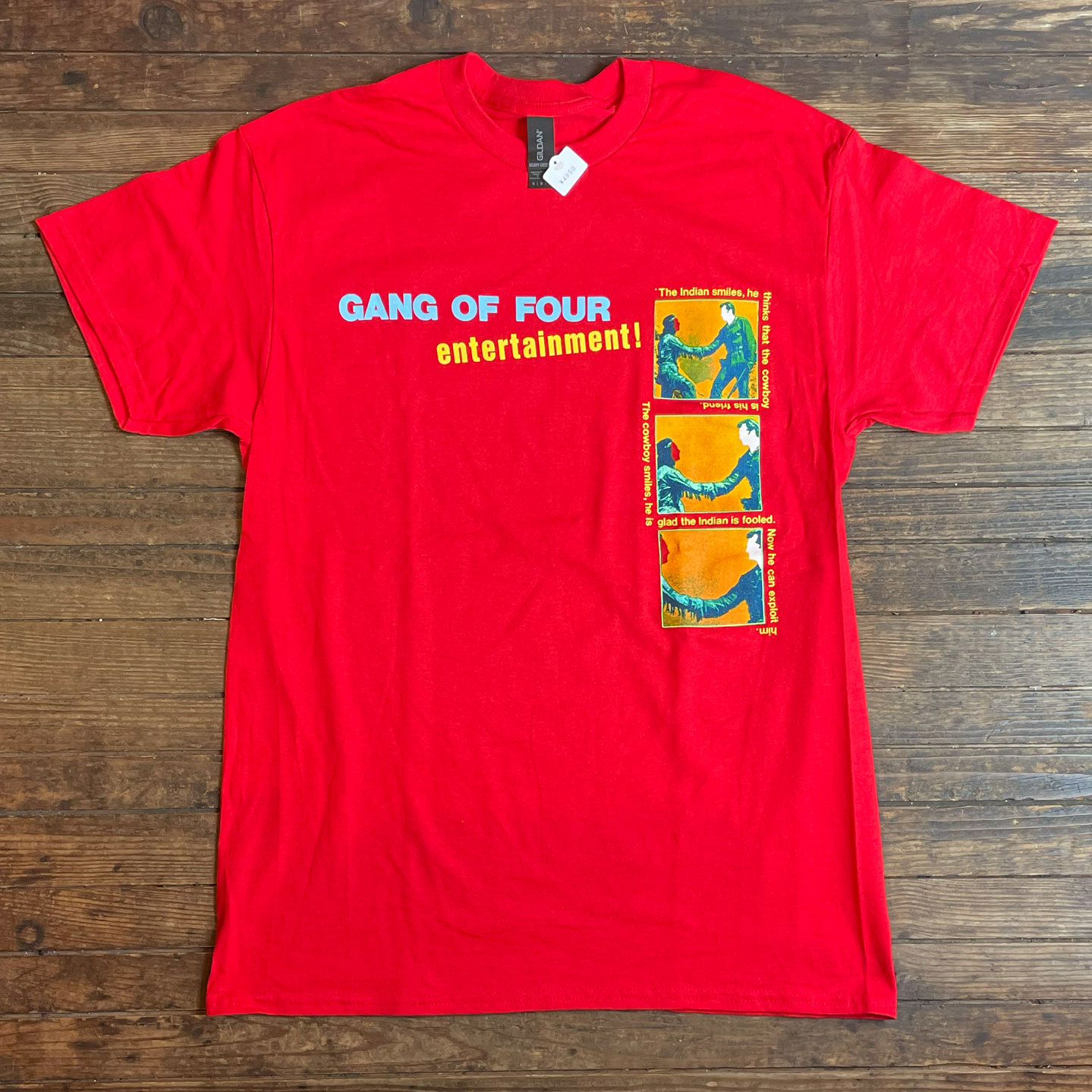 GANG OF FOUR Tシャツ Entertainment! Cover オフィシャル