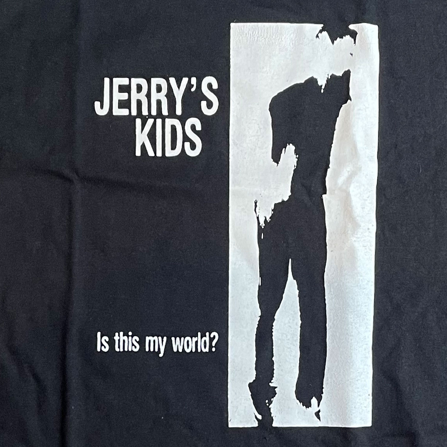 JERRY'S KIDS Tシャツ IS THIS MY WORLD? オフィシャル！