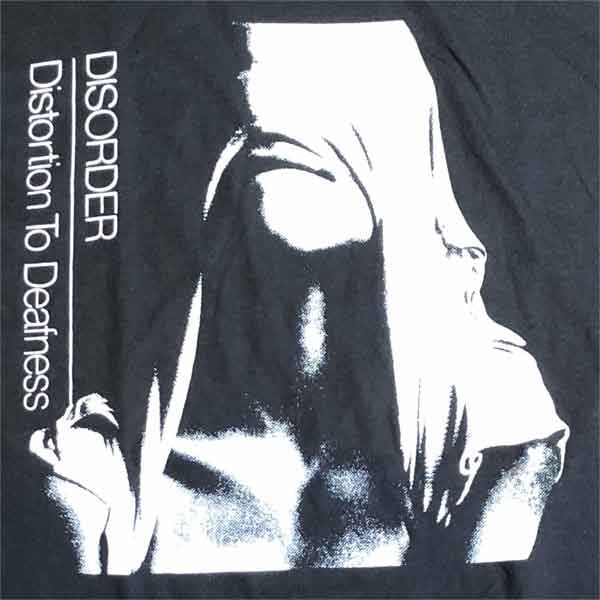 DISORDER Tシャツ DISTORTION TO DEAFNESS