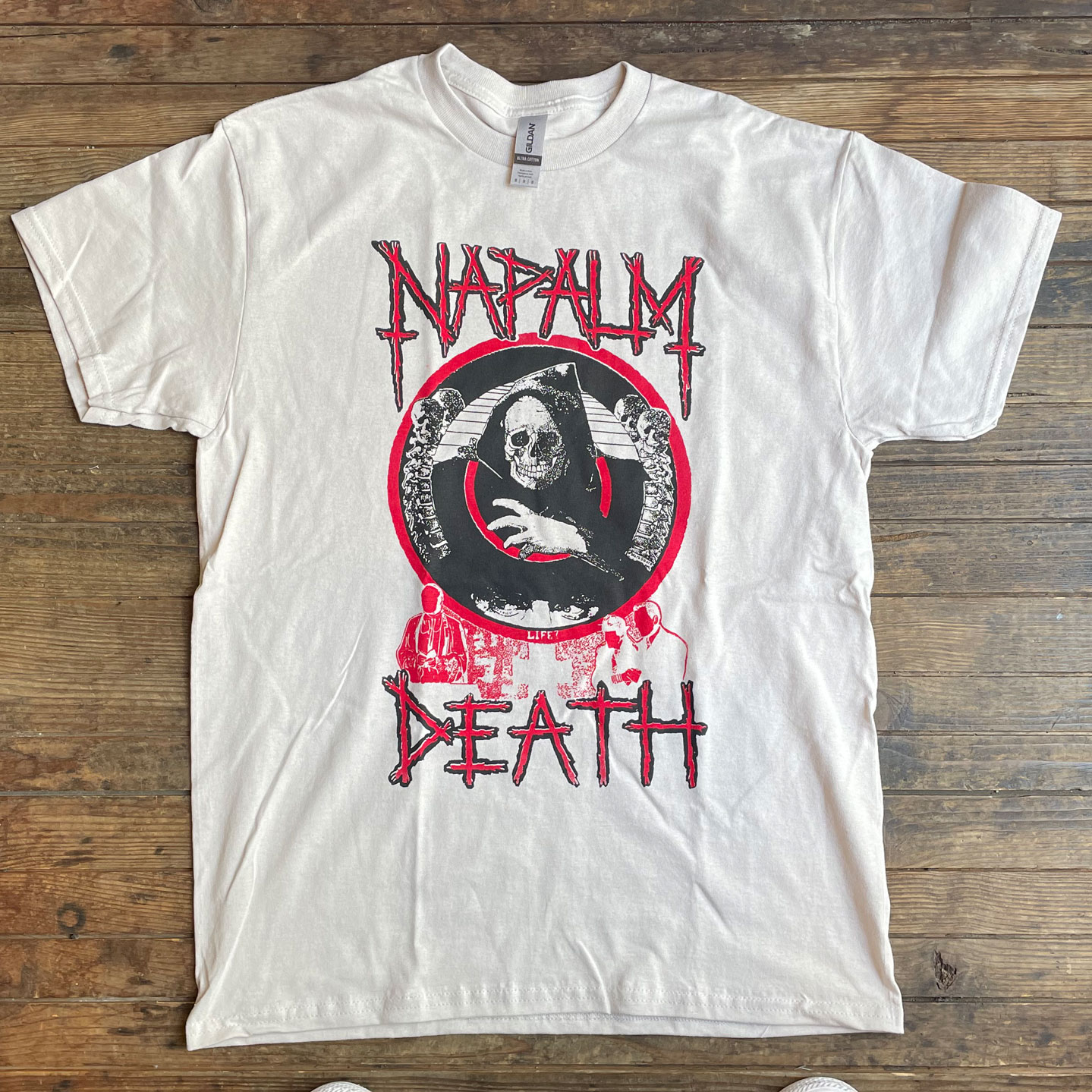 値頃 激レア ナパームデス Napalm Death 1990年物ヴィンテージ ロンT