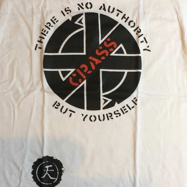 CRASS Tシャツ there is no authority but yourself 3