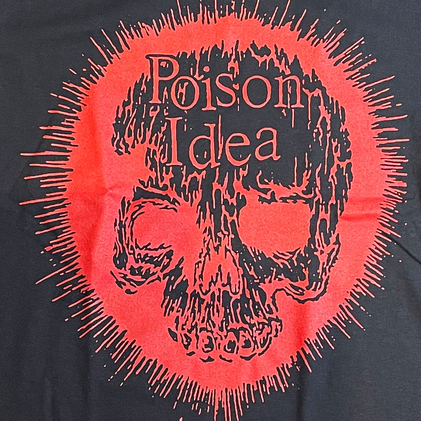 POISON IDEA Tシャツ SKULL オフィシャル！