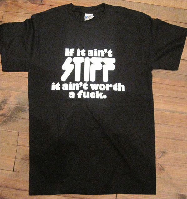 STIFF RECORDS  Tシャツ
