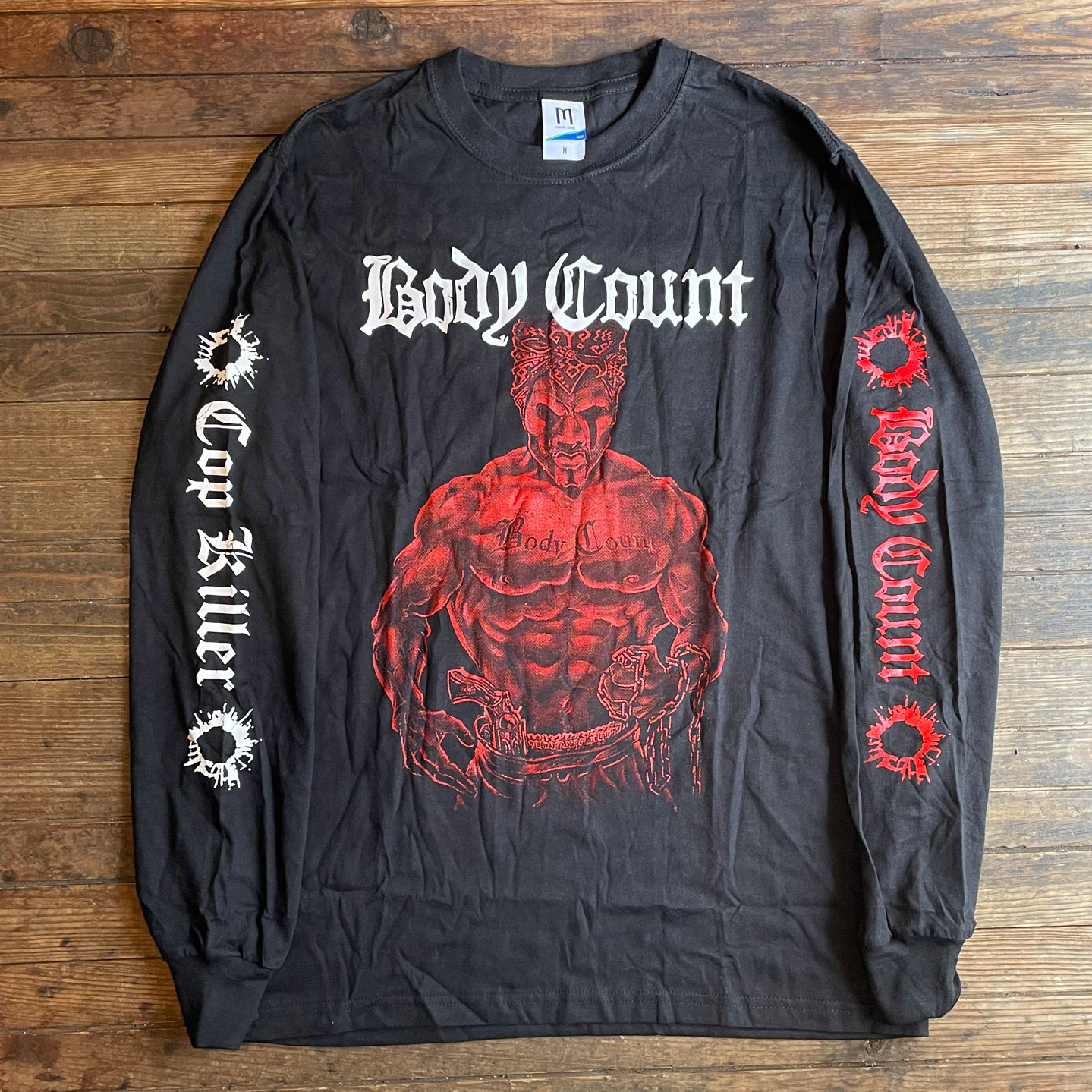 BODY COUNT ロングスリーブTシャツ COP KILLER