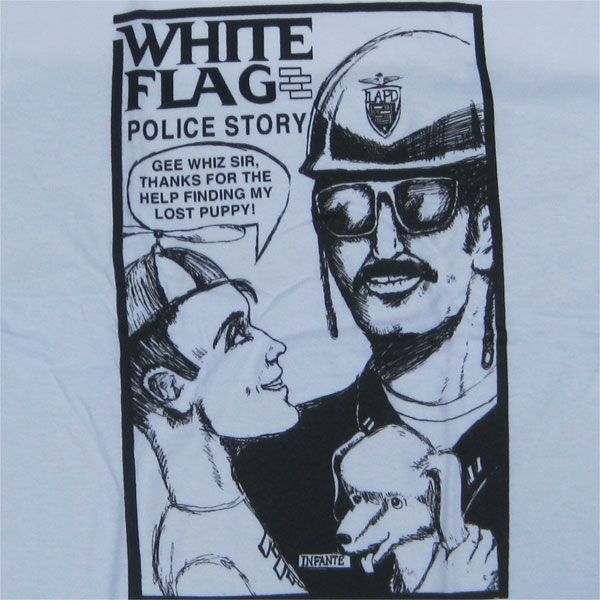 WHITE FLAG Tシャツ POLICE STORY