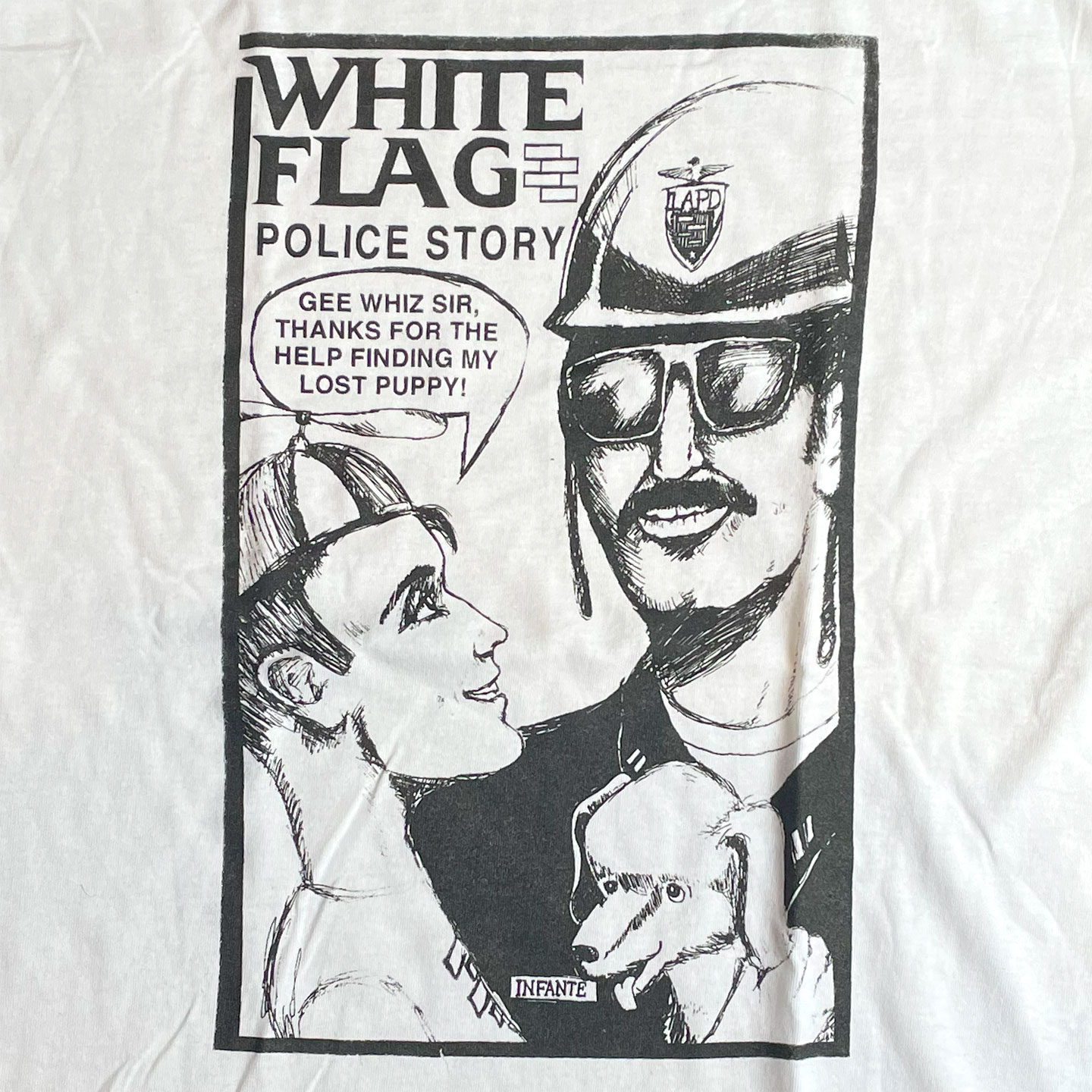 WHITE FLAG Tシャツ POLICE STORY